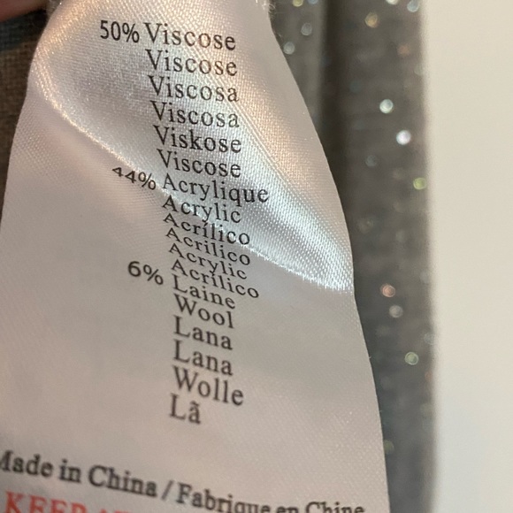 ESQUALO grey beaded sweater - Picture 4 of 7